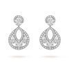 Van Cleef & Arpels VCARO3RJ00 Snowflake earrings small model Platinum Diamond Earrings 1