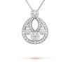Van Cleef & Arpels VCARO3RN00 Snowflake pendant small model Platinum Diamond Necklace 1