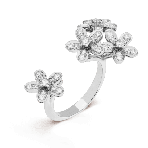 Van Cleef & Arpels VCARB14500 Socrate Between the Finger ring White gold Diamond ring 1
