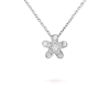 Van Cleef & Arpels VCARG44200 Socrate pendant 1 flower White gold Diamond Necklace 1
