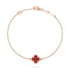 Van Cleef & Arpels VCARN59K00 Sweet Alhambra bracelet Rose gold Carnelian bracelet 1