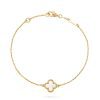 Van Cleef & Arpels VCARF68800 Sweet Alhambra bracelet Yellow gold Mother-of-pearl bracelet 1