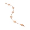 Van Cleef & Arpels VCARO8DD00 Sweet Alhambra bracelet 6 motifs Rose gold bracelet 1