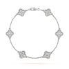 Van Cleef & Arpels VCARO85700 Sweet Alhambra bracelet 6 motifs White gold Diamond bracelet 1