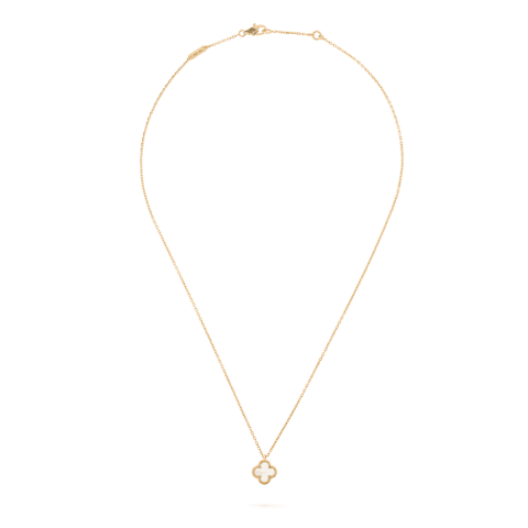 Van Cleef & Arpels Sweet VCARF69100 Alhambra pendant Yellow gold Mother-of-pearl 5