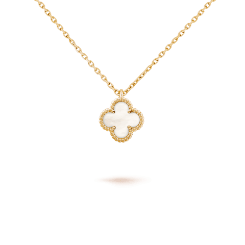 Van Cleef & Arpels Sweet VCARF69100 Alhambra pendant Yellow gold Mother-of-pearl 1