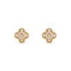Van Cleef & Arpels VCARA44700 Vintage Alhambra Earrings Yellow Gold Diamond 1