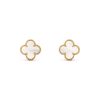 Van Cleef & Arpels VCARA44100 Vintage Alhambra Earrings Yellow gold Mother-of-pearl Earrings 1