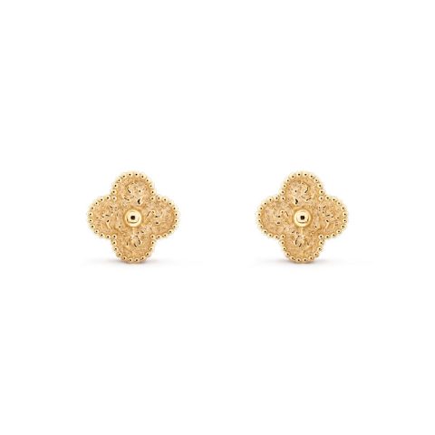 Van Cleef & Arpels VCARO1IH00 Vintage Alhambra earrings Yellow gold 1