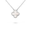 Van Cleef & Arpels Necklace VCARF48700 Vintage Alhambra pendant White gold Mother-of-pearl 1