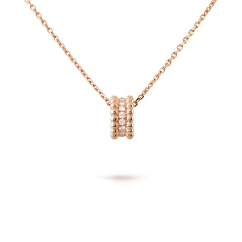 Van Cleef & Arpels VCARO25000 Perlée diamonds pendant Rose gold 1
