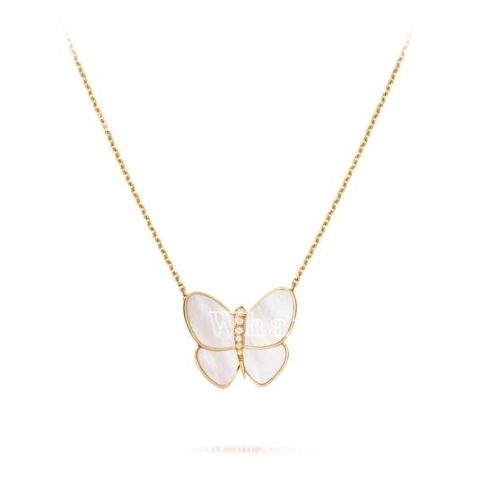 Van Cleef & Arpels VCARA63400 Butterfly Mother-of-pearl Pendant 1