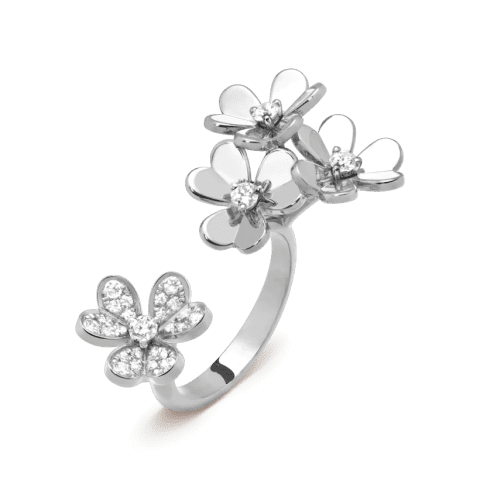 Van Cleef & Arpels VCARP6L000 Frivole Between the Finger ring White gold Diamond ring 1