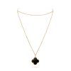 Van Cleef & Arpels VCARO49M00 Magic Alhambra long necklace 1 motif Yellow gold Onyx necklace 2