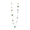 Van Cleef & Arpels VCARO2AF00 Magic Alhambra long necklace 16 motifs Yellow gold Malachite necklace 2 Van Cleef & Arpels VCARO2AF00 Magic Alhambra long necklace 16 motifs Yellow gold Malachite necklace 1