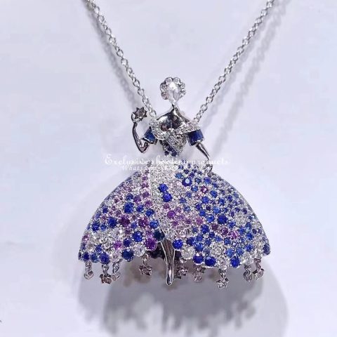 Van Cleef & Arpels brooch Robe Couleur de la Lune brooch 8