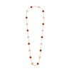 20 motifs yellow gold Carnelian necklace1