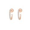 Messika Gatsby Xs Pendientes Oro Rosa Brillantes Blancos 5741 PG 11