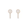 Messika Joy Hoop Rose Gold Earrings 07482-PG with Diamonds