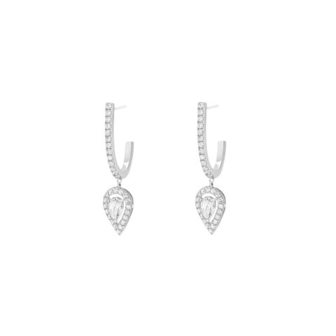 Messika Joy White Gold Earrings 07480-WG with Diamonds