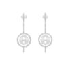 Messika Lucky Move Arrow White Gold Earrings 07516-WG with Diamonds Lucky Move Arrow