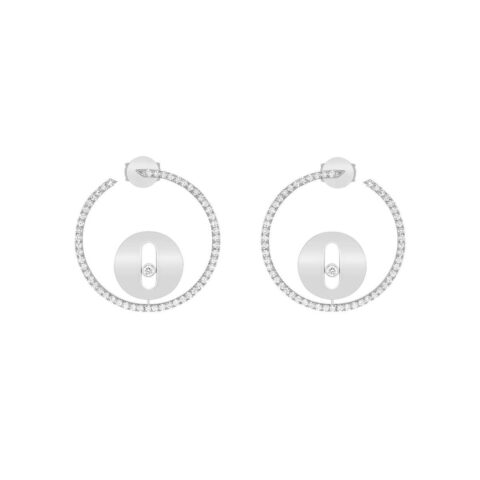 Messika Lucky Move White Gold Earrings 07515-WG with Diamonds