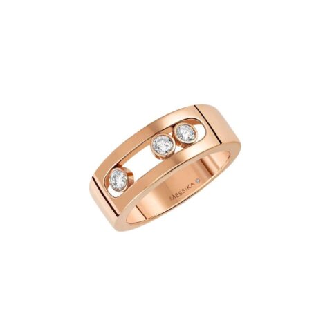 Messika Move Joiallerie Rose Gold Ring 04704-PG with Diamonds