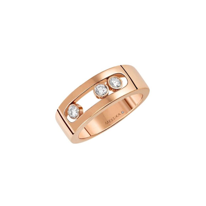 Messika Move Joiallerie Rose Gold Ring 04704-PG with Diamonds