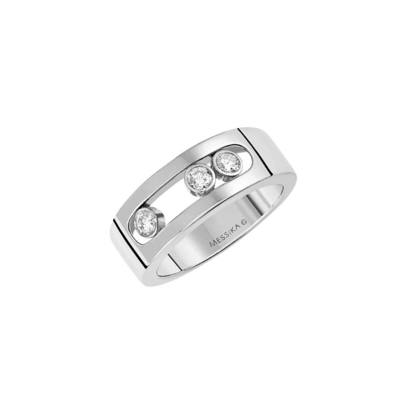 Messika Move Joiallerie White Gold Ring 04704-WG with Diamonds