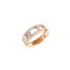 Messika Move Pave Classique Rose Gold Ring 04000-PG with Diamonds Move Pave Classique