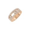 Messika Move Pave Rose Gold Ring 4703-PG with Diamonds