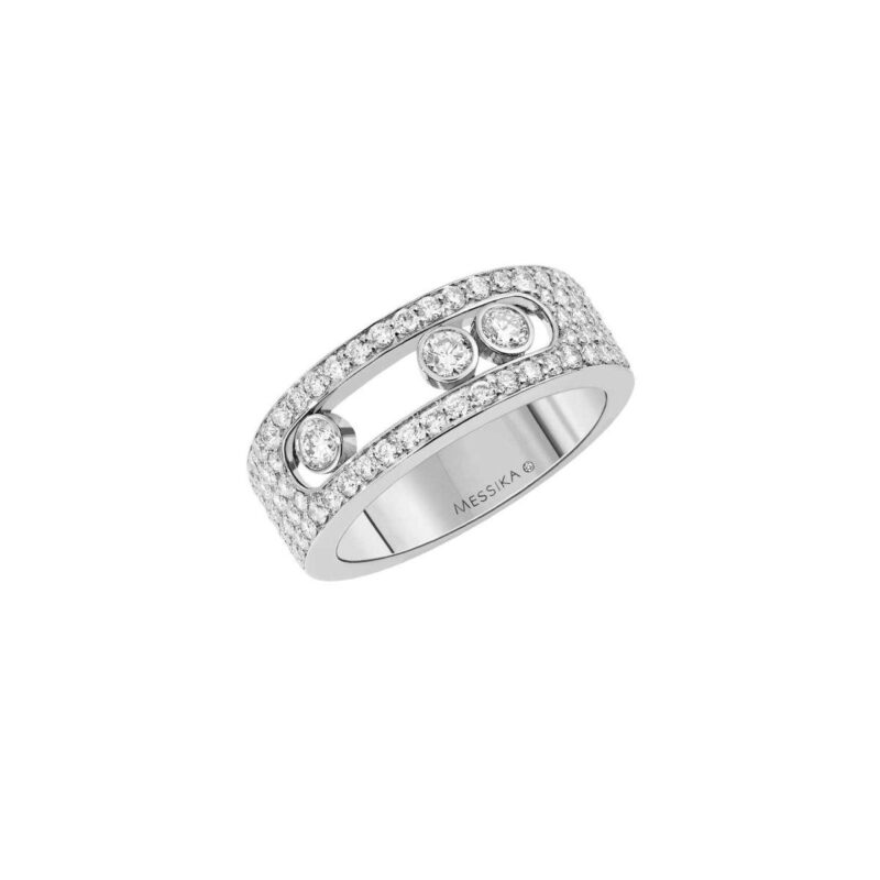 Messika Move Pave White Gold Ring 4703-WG with Diamonds