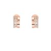 Messika Move Romane Mini Hoops Rose Gold Earrings 07178-PG with Diamonds