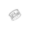 Messika Move Romane White Gold Ring 06659-WG with Diamonds