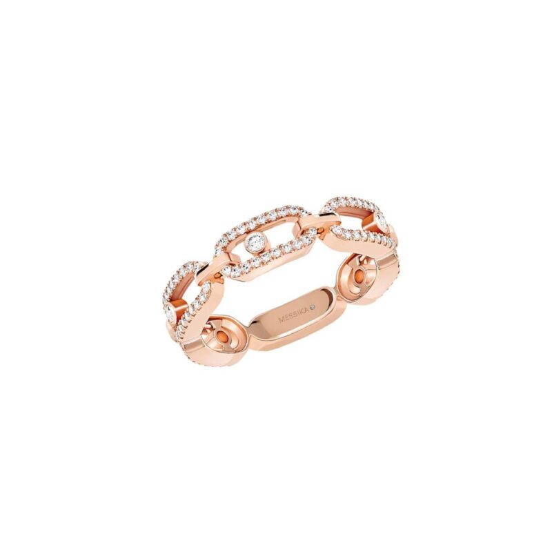 Messika Move Uno Multi Pave Rose Gold Ring 12012-PG with Diamonds