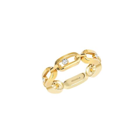 Messika Move Uno Multi Yellow Gold Ring 12078-YG with Diamonds