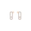 Messika Move Uno Rose Gold Earrings 12183-PG with Diamonds