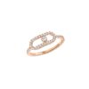 Messika Move Uno Rose Gold Ring With Diamonds 12113 PG 22