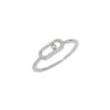 Messika Move Uno White Gold Ring With Diamonds 04705 WG 45