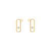 Messika Move Uno Yellow Gold Earrings 12182-YG with Diamonds