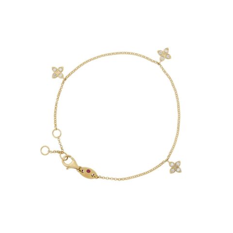 Roberto Coin Love By The Yard Bracelet With Diamonds 56