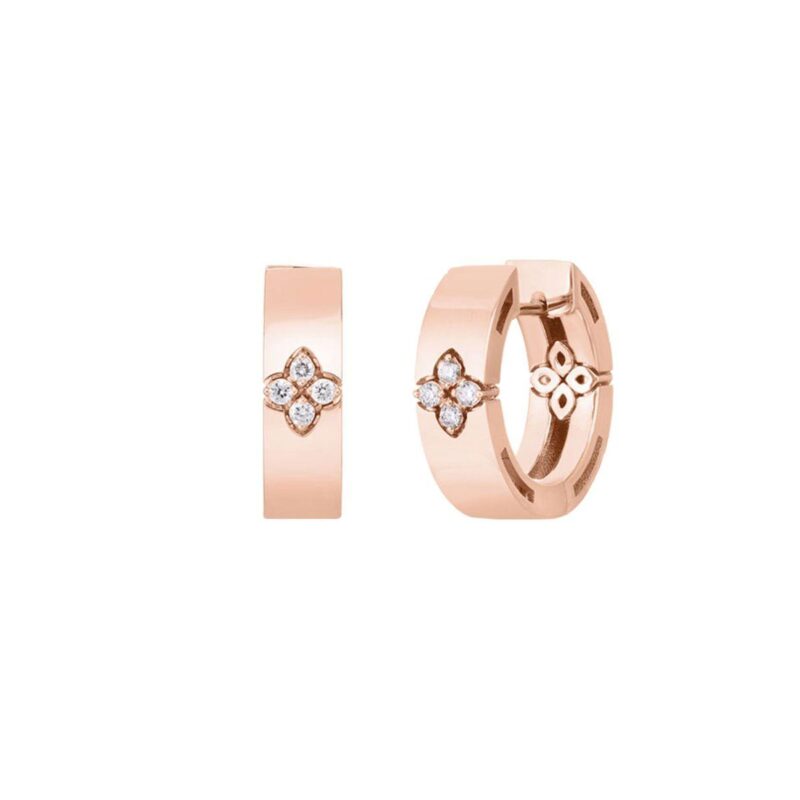 Roberto Coin Love In Verona Rose Gold Earrings 22