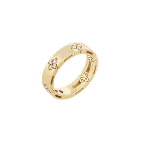 Roberto Coin Love In Verona Yellow Gold Ring 89