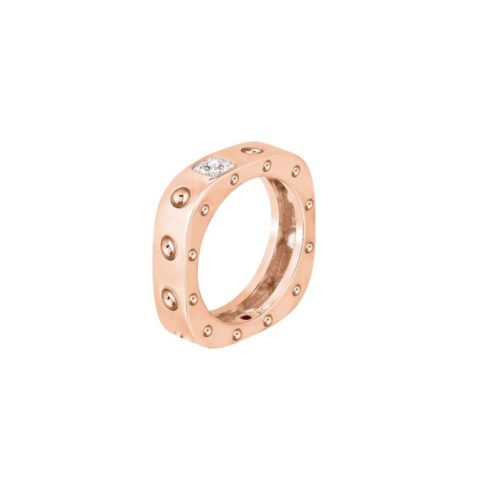 Roberto Coin Pois Moi Rose And White Gold Ring 78