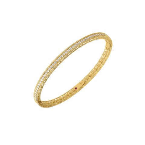 Roberto Coin Symphony Yellow Gold Bracelet With Diamonds 22