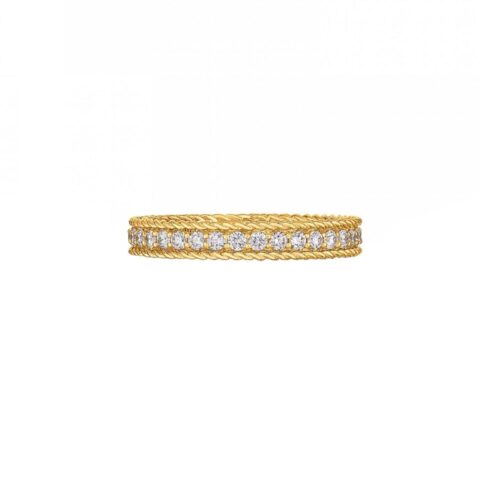 Roberto Coin Symphony Yellow Gold Ring With Diamonds 66