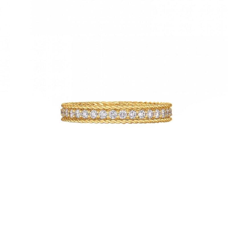 Roberto Coin Symphony Yellow Gold Ring With Diamonds 66