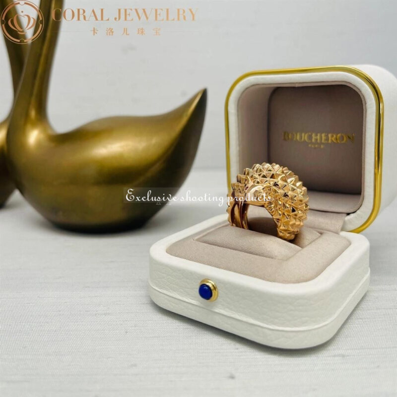 Boucheron Animaux De Collection Ring Hans The Hedgehog Ring Ref Jrg00630 Coral 16