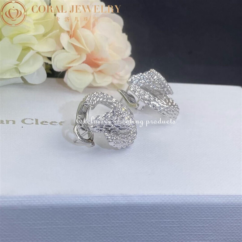 Boucheron Serpent Bohème Diamants Earrings JCO04CDB01 White Gold Diamond 44