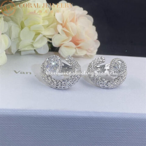 Boucheron Serpent Bohème Diamants Earrings JCO04CDB01 White Gold Diamond 55